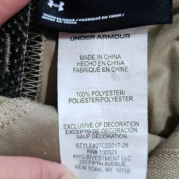 Boys Under Armour Golf Medal Play Short Set of 3 Pairs, Khaki, Size 5, PreOwned - Picture 11 of 12